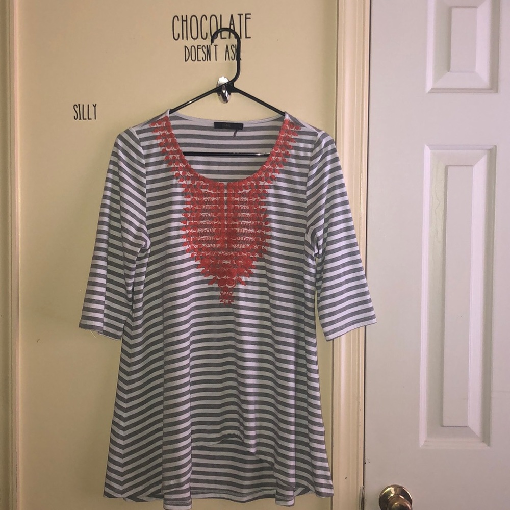 Thml 3/4 Seeve Top Size Large - image 1